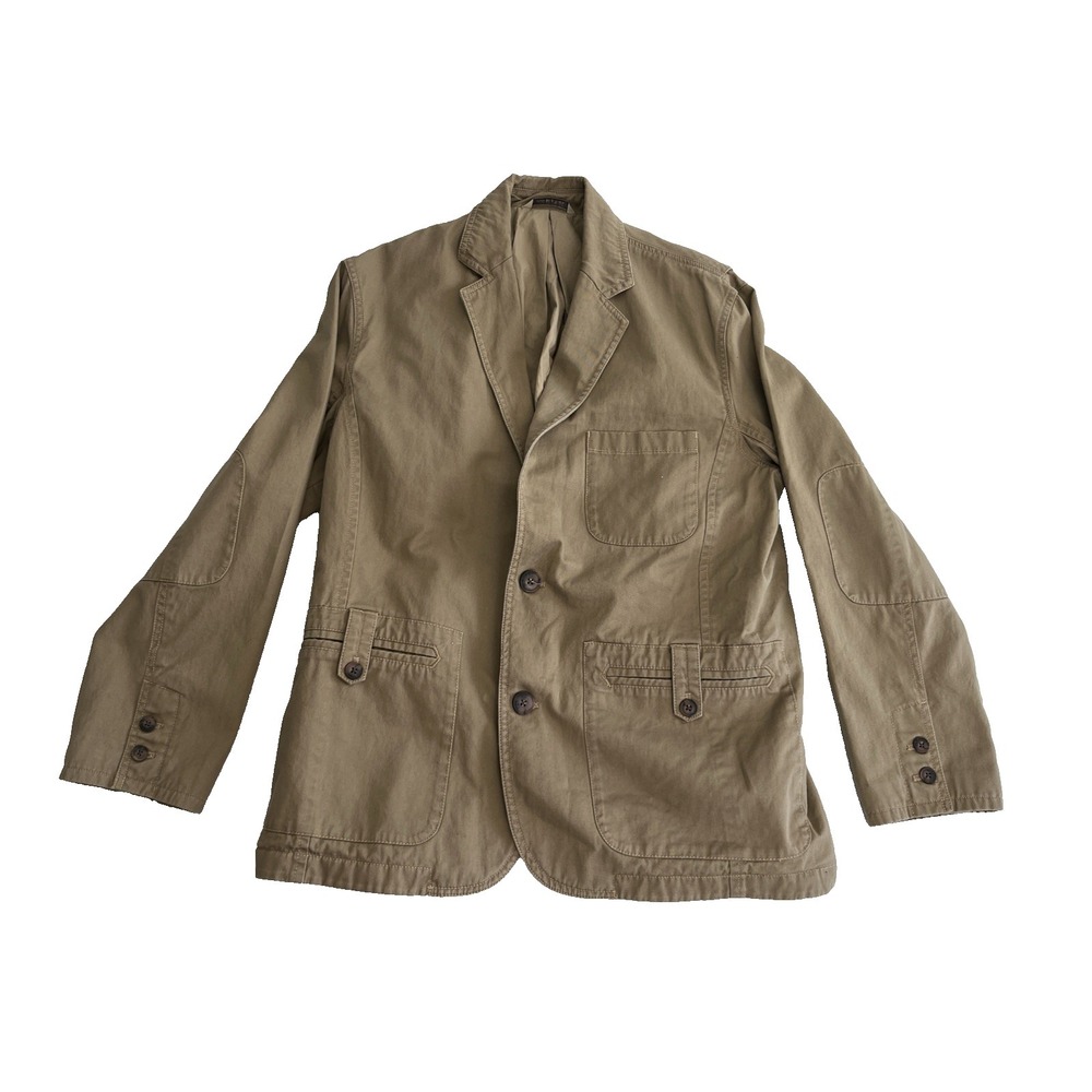 Duluth Trading Co Tan Military Field Cotton Jacket
